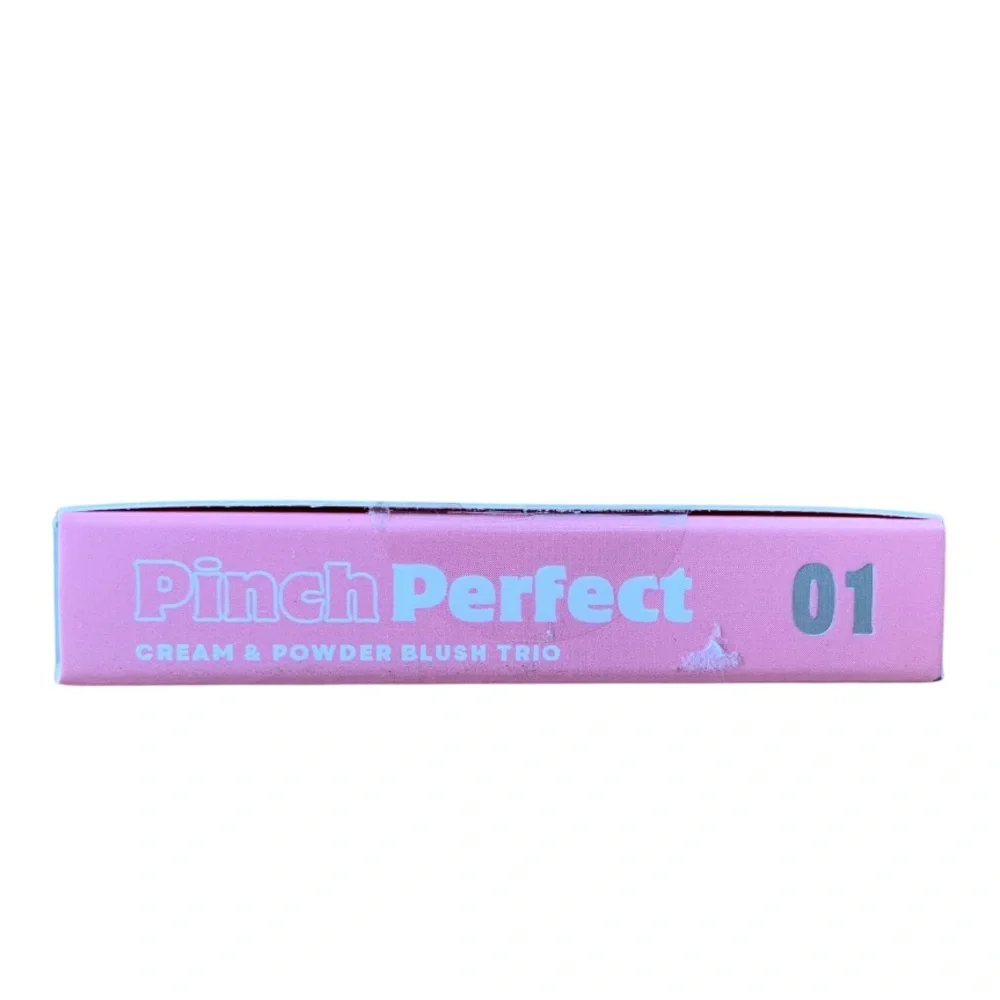 OZ LAB BEAUTY Pinch Perfect Cream + Powder Blush Trio • Flirty Flamingo NIB